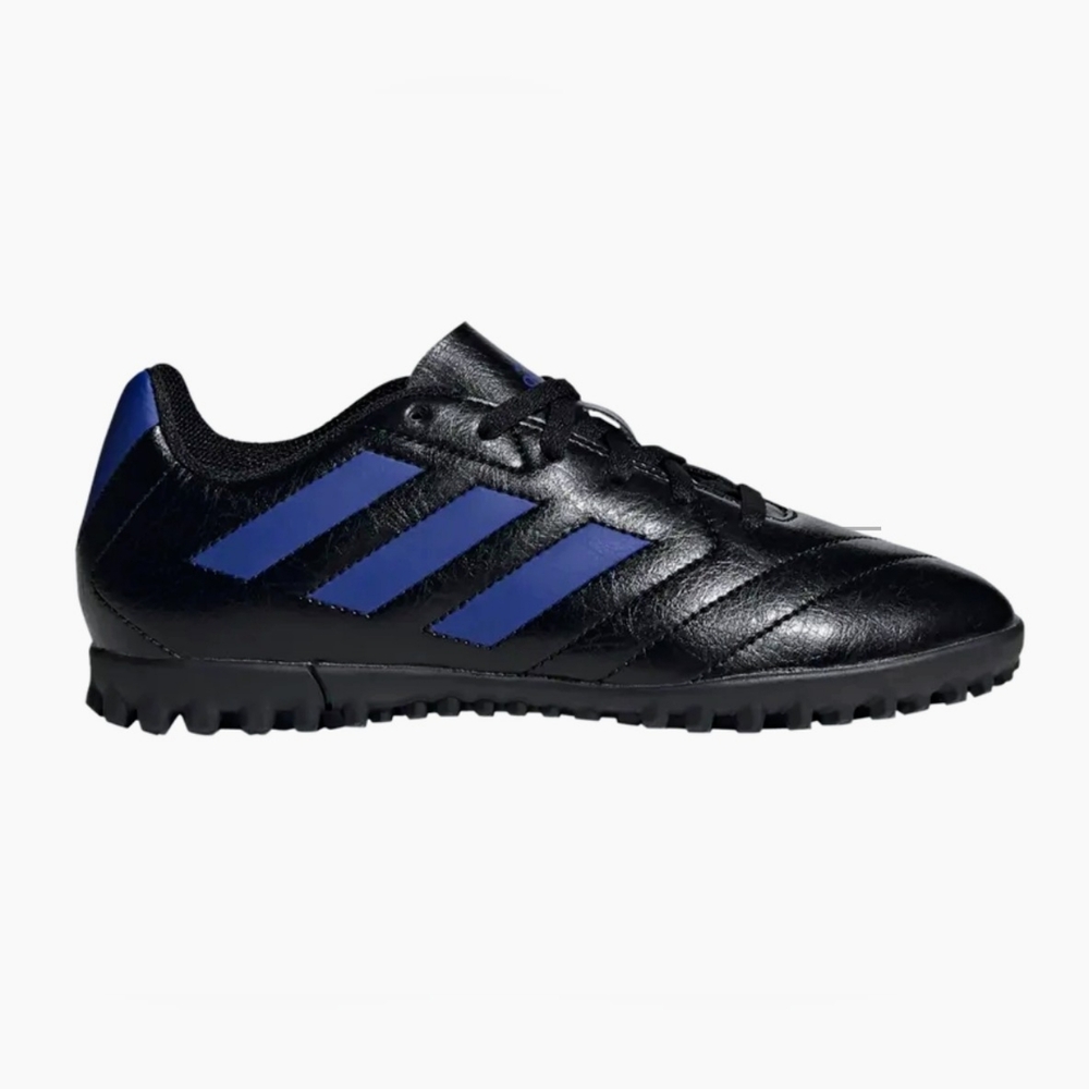 Adidas Goletto 7 TF J Soccer Cleats 'Black Royal Blue'  FV8709 Size 12K